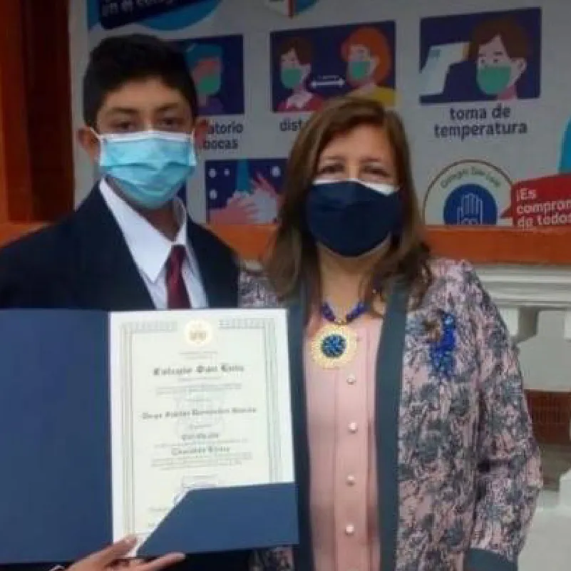 Estudiantes del Colegio San Luis