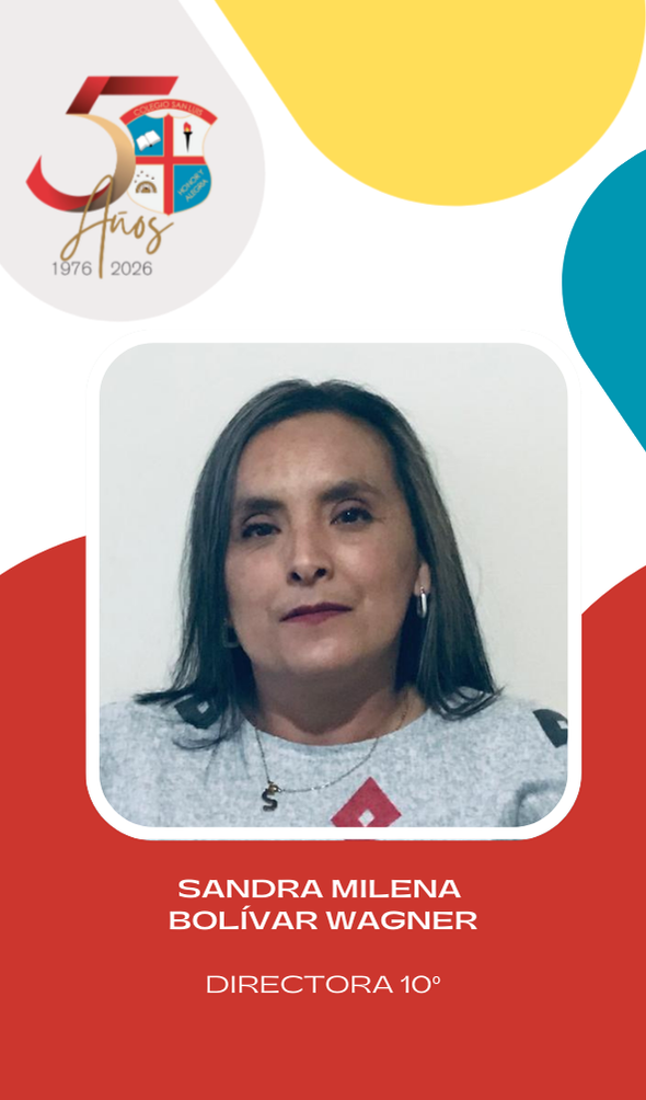 Sandra Milena Bolivar Wagner, integrante de bachillerato del Colegio San Luis