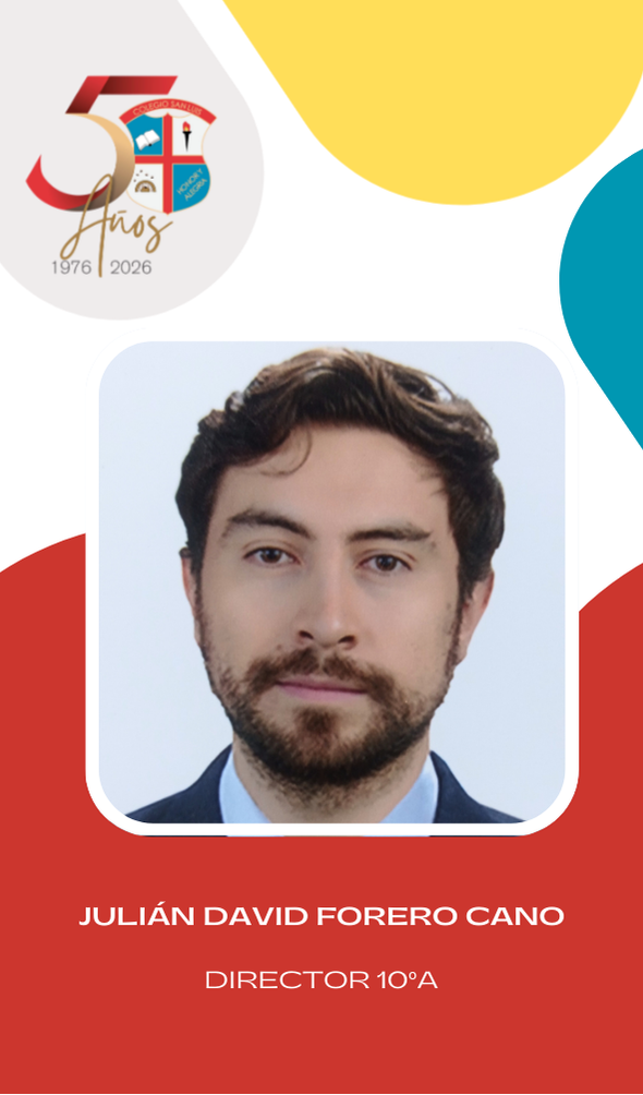 Julián David Forero Cano, integrante de bachillerato del Colegio San Luis